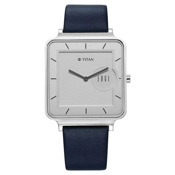 Titan Edge Quad Quartz Analog Watch For Men - 10017SL01 - KRISHNA WATCH COMPANY