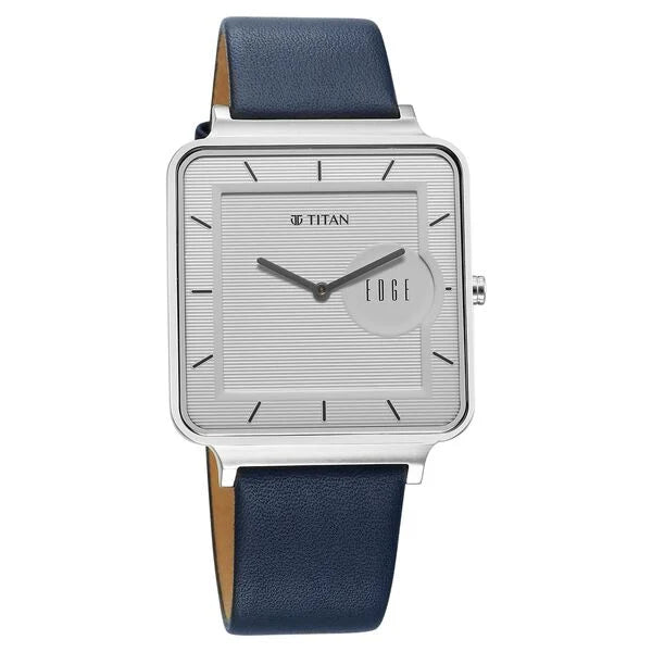 Titan Edge Quad Quartz Analog Watch For Men - 10017SL01 - KRISHNA WATCH COMPANY
