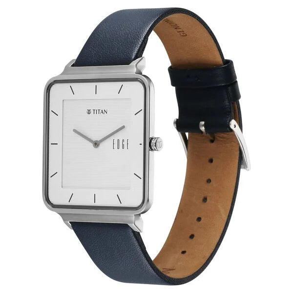 Titan Edge Quad Quartz Analog Watch For Men - 10017SL01 - KRISHNA WATCH COMPANY