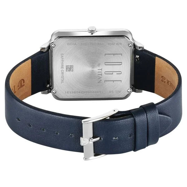 Titan Edge Quad Quartz Analog Watch For Men - 10017SL01 - KRISHNA WATCH COMPANY