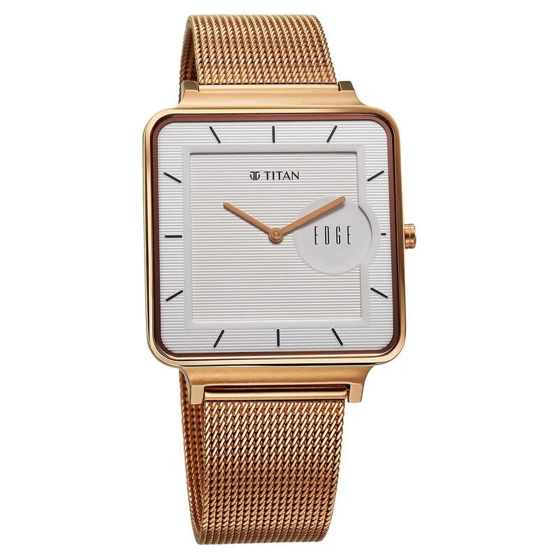 Titan Edge Quad Quartz Analog Watch For Men - 10017WM01 - KRISHNA WATCH COMPANY
