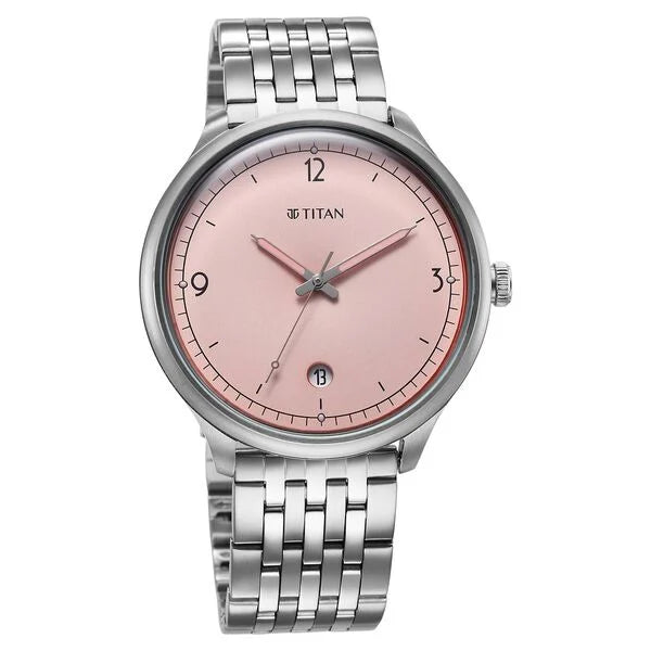 Titan Timeless Treasures Quartz Analog Watch For Men - 10023SM01 - KRISHNA WATCH COMPANY
