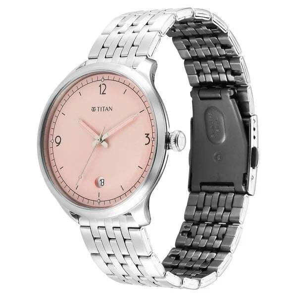 Titan Timeless Treasures Quartz Analog Watch For Men - 10023SM01 - KRISHNA WATCH COMPANY