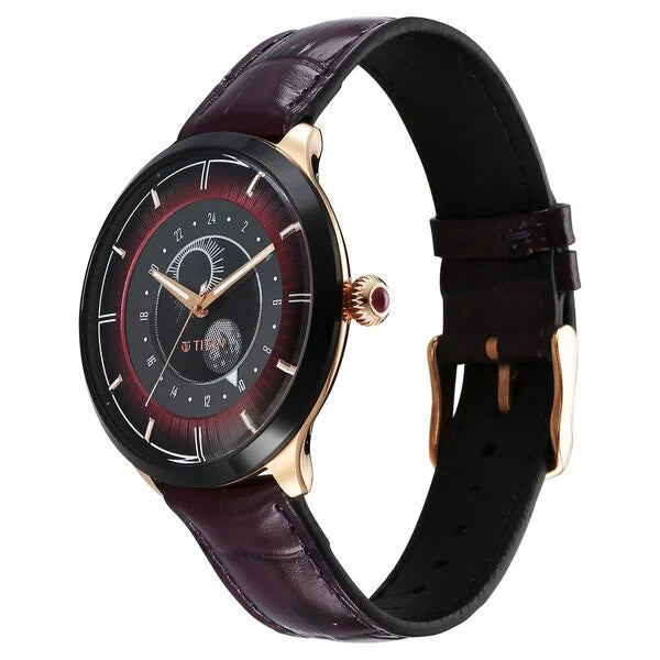 Titan Stellar Quartz Analog Watch For Men - 10028KL01 - KRISHNA WATCH COMPANY