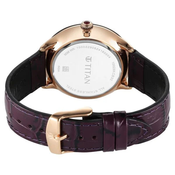 Titan Stellar Quartz Analog Watch For Men - 10028KL01 - KRISHNA WATCH COMPANY