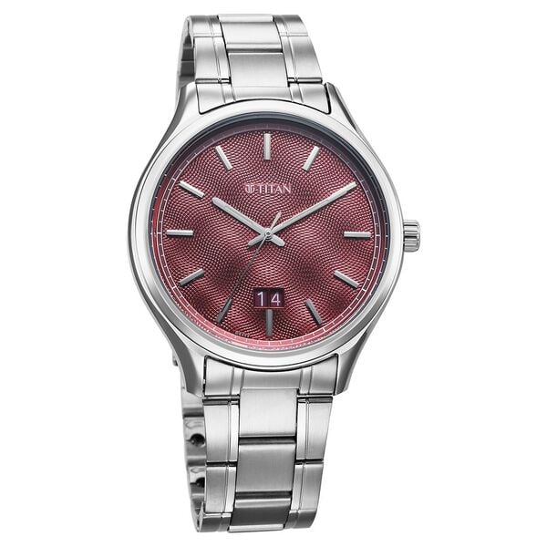 Titan Palette Of Time Quartz Analog Watch For Men - 10033SM02 - KRISHNA WATCH COMPANY
