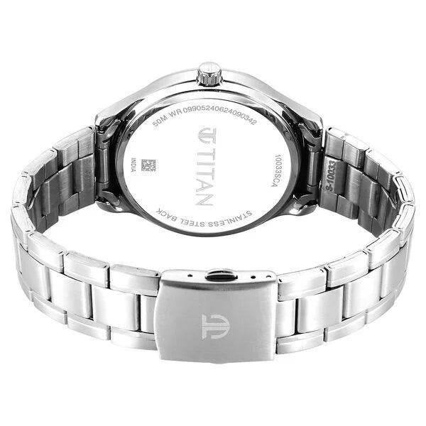 Titan Palette Of Time Quartz Analog Watch For Men - 10033SM06 - KRISHNA WATCH COMPANY