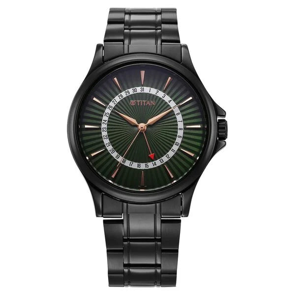 Titan Karishma Quartz Analog Watch For Men - 10038NM01 - KRISHNA WATCH COMPANY