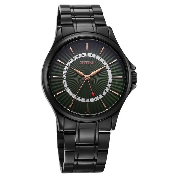 Titan Karishma Quartz Analog Watch For Men - 10038NM01 - KRISHNA WATCH COMPANY