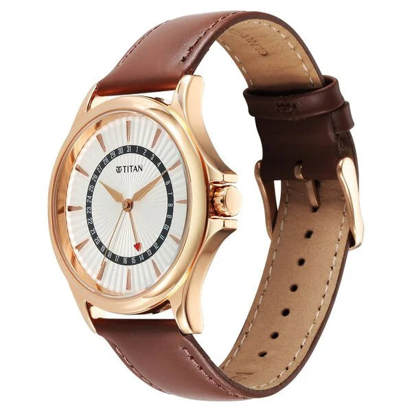 Titan Karishma Quartz Analog Watch For Men - 10038WL01 - KRISHNA WATCH COMPANY
