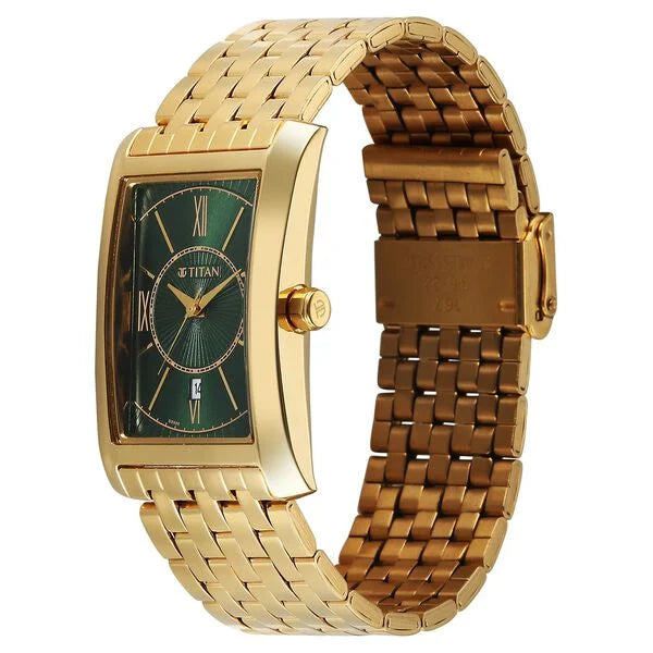 TITAN Regalia Allure Analog Watch with Date - 10046YM03 - KRISHNA WATCH COMPANY