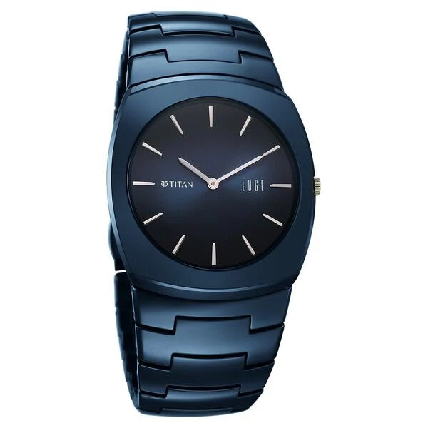 Titan Edge Fumage Watch For Men - 10055QC01 - KRISHNA WATCH COMPANY