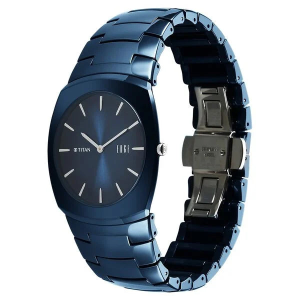 Titan Edge Fumage Watch For Men - 10055QC01 - KRISHNA WATCH COMPANY