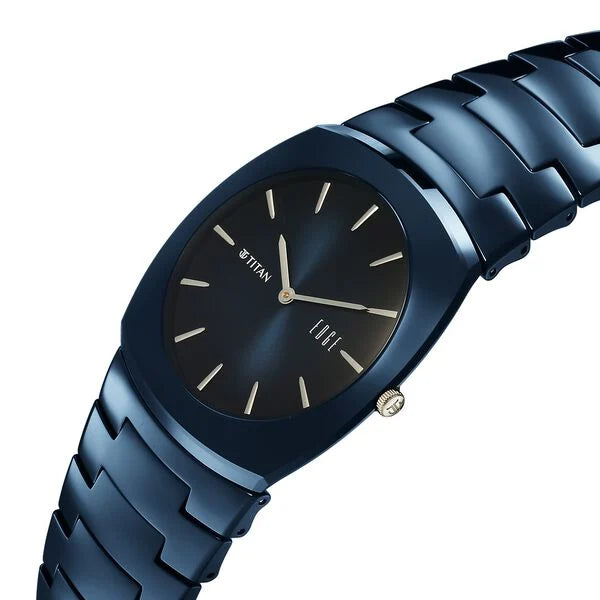 Titan Edge Fumage Watch For Men - 10055QC01 - KRISHNA WATCH COMPANY