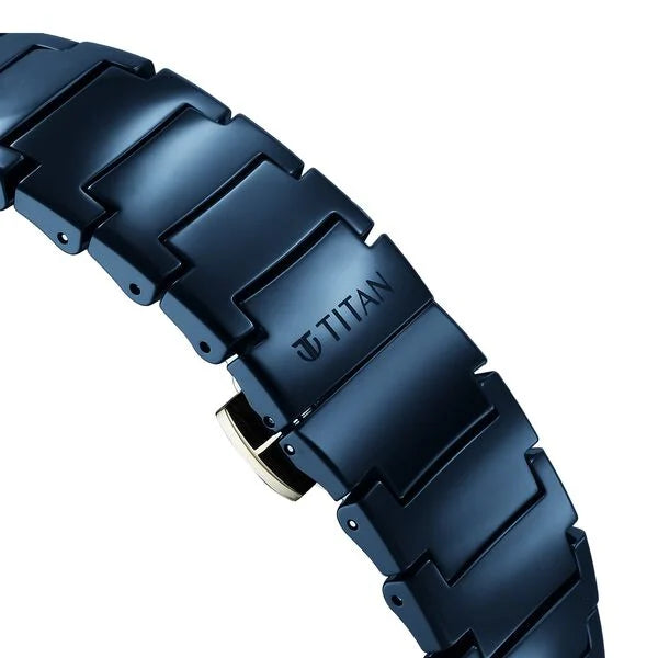 Titan Edge Fumage Watch For Men - 10055QC01 - KRISHNA WATCH COMPANY