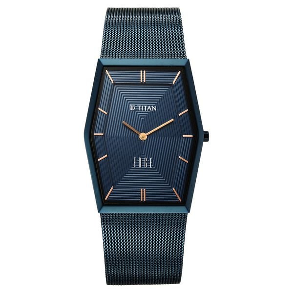 Titan Edge Whimsey Quartz Analog Watch For Men 10056qm02 - KRISHNA WATCH COMPANY