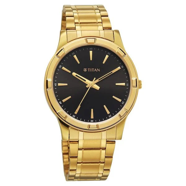 Titan Karishma Quartz Analog Watch For Men - 10058YM01 - KRISHNA WATCH COMPANY