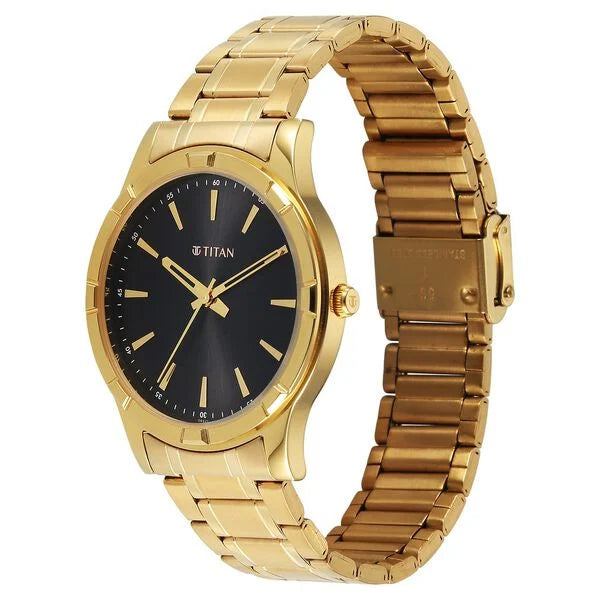 Titan Karishma Quartz Analog Watch For Men - 10058YM01 - KRISHNA WATCH COMPANY