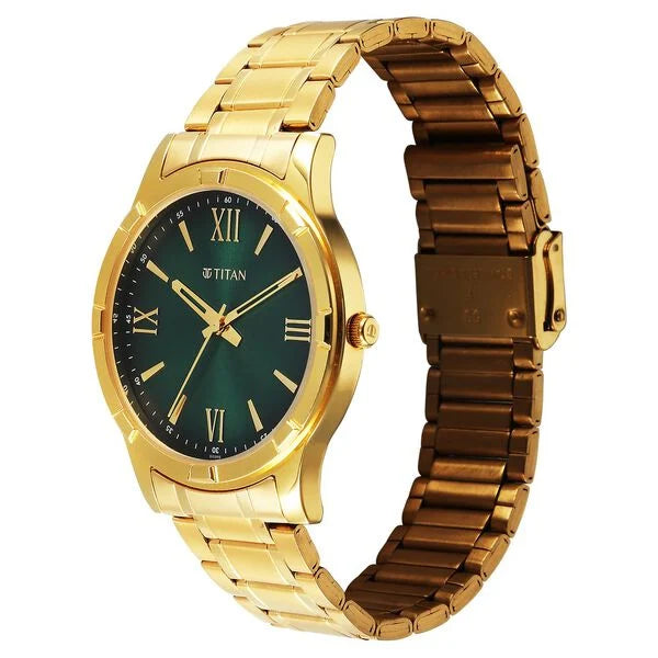 Titan Karishma Quartz Analog Watch For Men - 10058YM04 - KRISHNA WATCH COMPANY