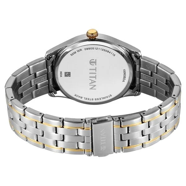Titan Neo Roman Analog Watch for Men - 10063BM01 - KRISHNA WATCH COMPANY