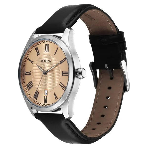 Titan Neo Roman Analog Watch for Men 10063SL01 - KRISHNA WATCH COMPANY