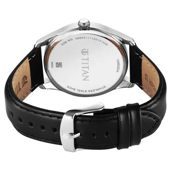 Titan Neo Roman Analog Watch for Men 10063SL01 - KRISHNA WATCH COMPANY