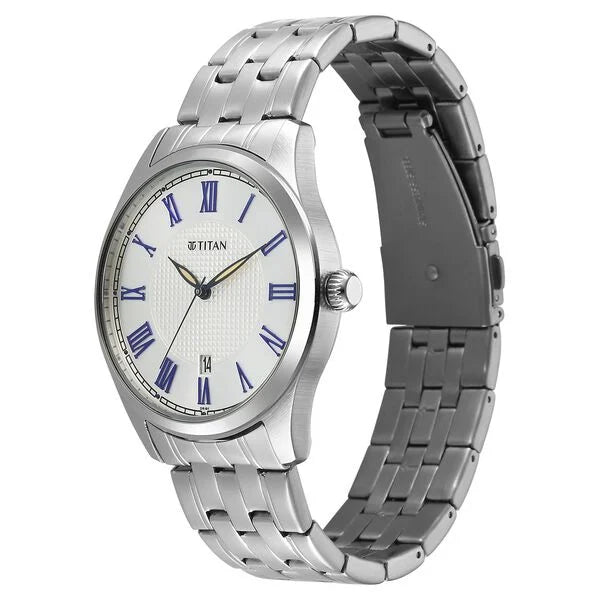 Titan Neo Roman Analog Watch for Men 10063SM01 - KRISHNA WATCH COMPANY