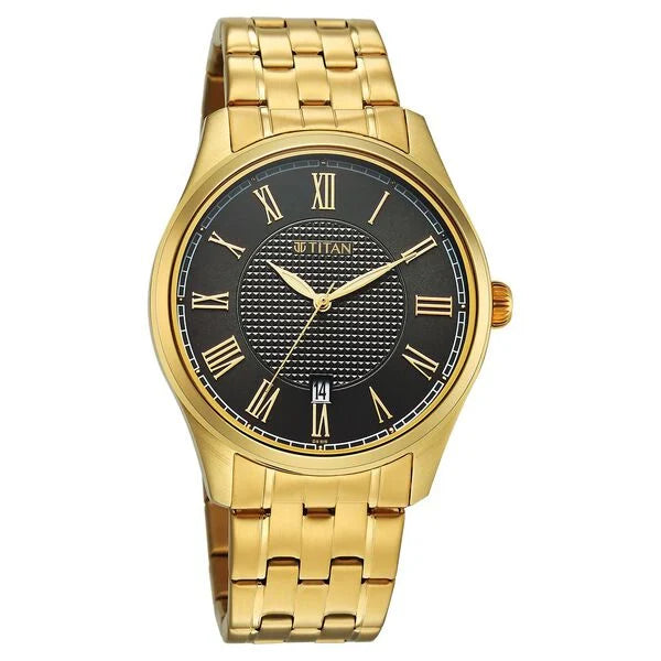 Titan Neo Roman Analog Watch for Men 10063ym01 - KRISHNA WATCH COMPANY