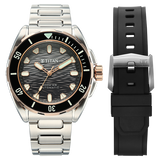 Titan Zero Hour Diver's 300m Automatic Analog Watch For Men 10069km02