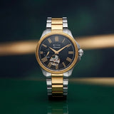 Titan Automatic Atrium Offset Seconds Open Heart Automatic 10076bm03