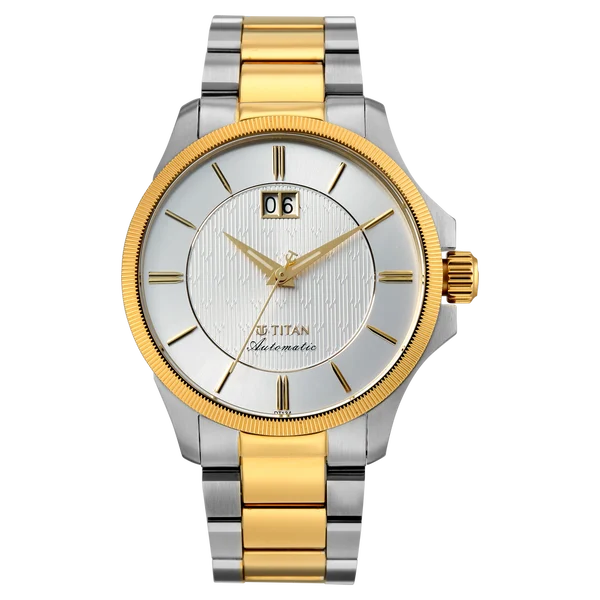 Titan Automatic Midnite Big Date Automatic 10076bm04