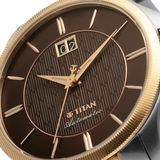Titan Automatic Midnite Big Date Automatic 10076km03