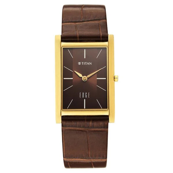 Titan Edge Monture Quartz Analog Watch For Men 1043YL10 - KRISHNA WATCH COMPANY