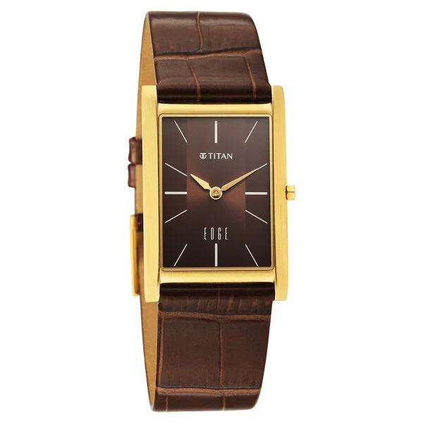 Titan Edge Monture Quartz Analog Watch For Men 1043YL10 - KRISHNA WATCH COMPANY