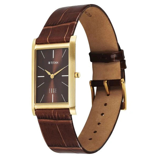 Titan Edge Monture Quartz Analog Watch For Men 1043YL10 - KRISHNA WATCH COMPANY