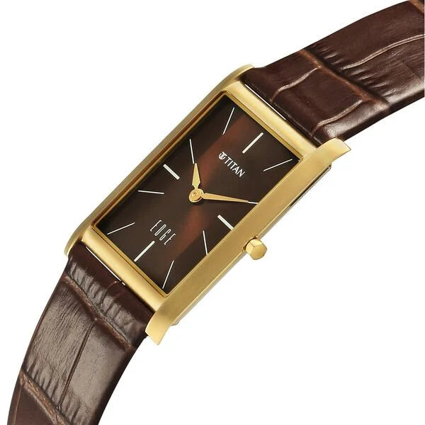 Titan Edge Monture Quartz Analog Watch For Men 1043YL10 - KRISHNA WATCH COMPANY