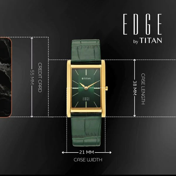 Titan Edge Monture Quartz Analog Watch For Men 1043yl11 - KRISHNA WATCH COMPANY