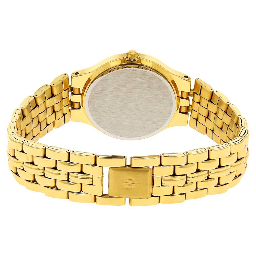 Titan Champagne Dial Golden Stainless Steel Strap Watch NK1107YM08 (L380) - KRISHNA WATCH COMPANY
