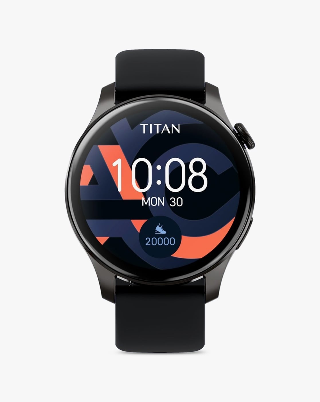 Titan Talk- Touch Screen Watch with Black Strap, BT Calling, AI- Voice Assistant, and Amoled Display 90156AP01 - KRISHNA WATCH COMPANY