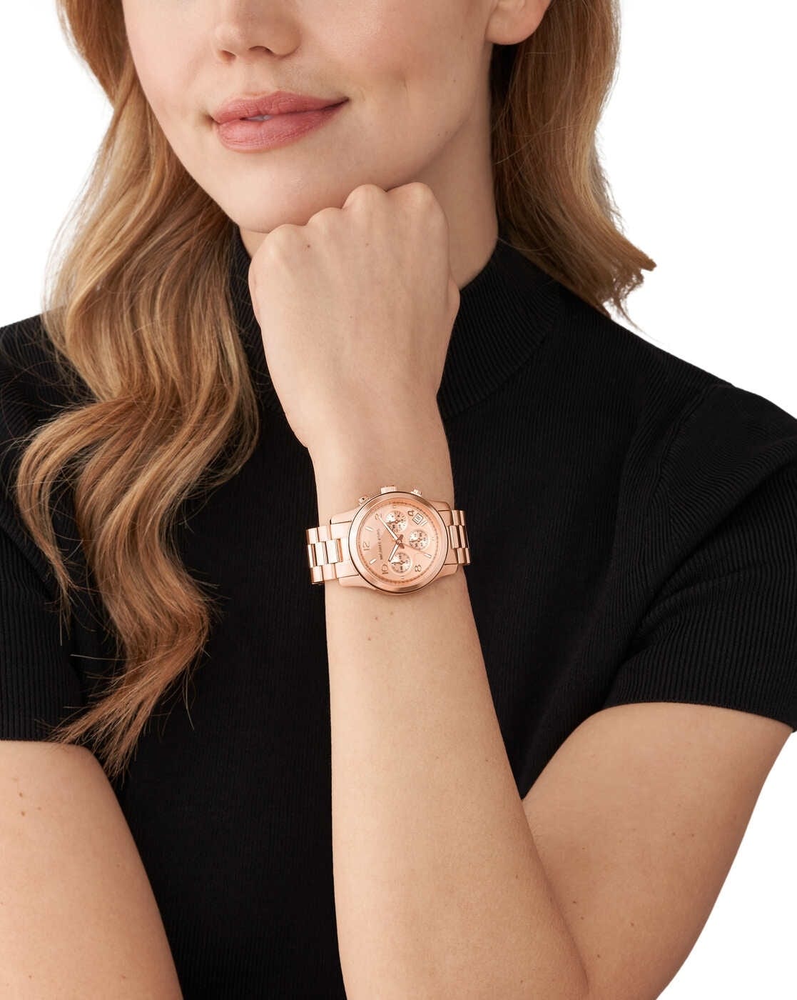 MICHAEL KORS MK7324 Runway Water-Resistant Chronograph Watch - KRISHNA WATCH COMPANY