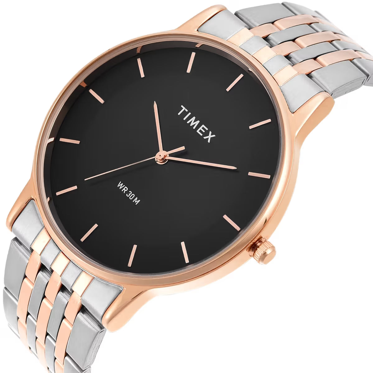 Timex Men Black Round Dial Analog Watch - TWTG12003 - KRISHNA WATCH COMPANY