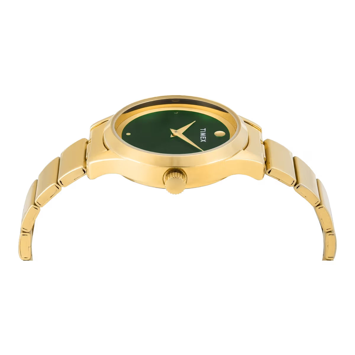 Timex Trendline Round 32mm Green Dial Analog Women Watch - TWTL13702 - KRISHNA WATCH COMPANY
