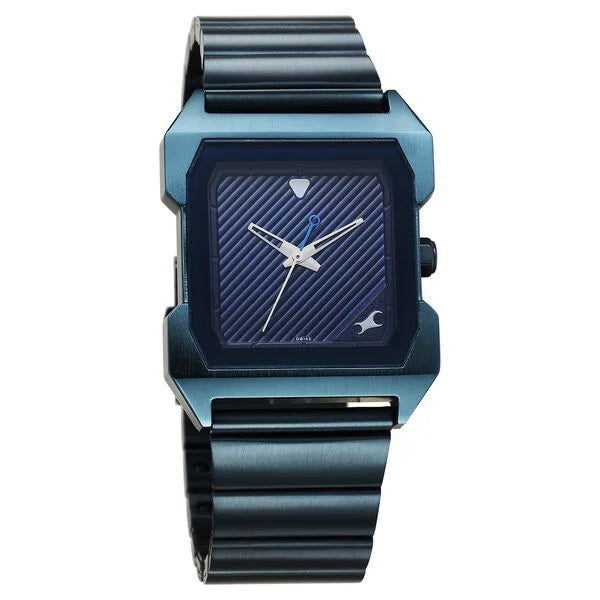 Fastrack Pulse Quartz Analog Blue Dial With Blue Stainless steel Strap Watch for Guys 1474qm01 - KRISHNA WATCH COMPANY