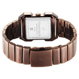 Fastrack Pulse Quartz Analog Beige Dial With Brown Colour Watch for Guys - 1474QM02