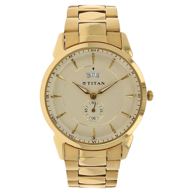 Titan Quartz Analog - 1521YM02 - KRISHNA WATCH COMPANY
