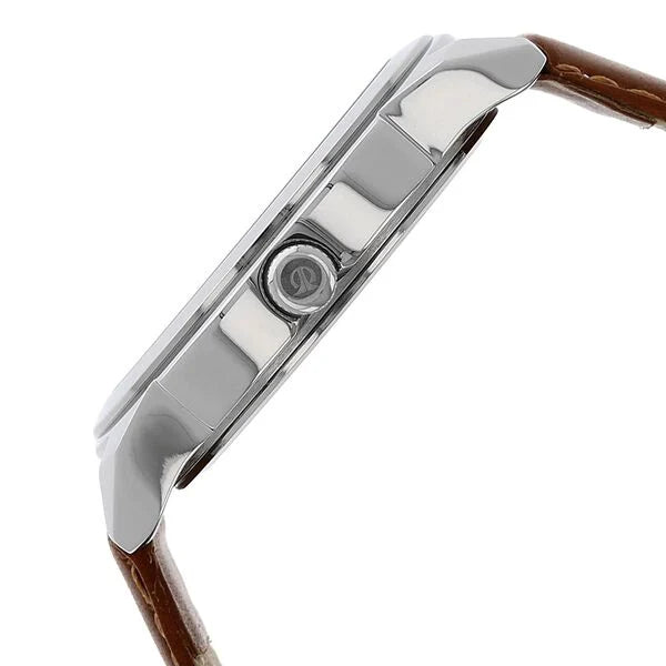 Titan Quartz Analog White Dial Leather Strap Watch for Men - 1585SL07 - KRISHNA WATCH COMPANY