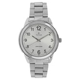 Titan Analog White Dial Quartz Metal Strap watch for Men 1585SM04