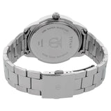 Titan Analog Blue Dial Stainless Steel Strap watch for Men - 1585SM05