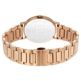 Titan Edge Anthracite Dial Rose Gold Strap Watch 1595WM01 - KRISHNA WATCH COMPANY