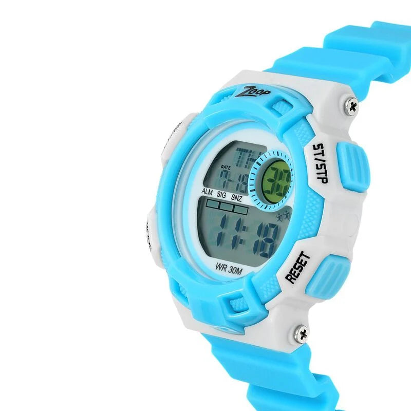 Zoop By Titan Digital Dial PU Strap Watch for Kids - NT16009PP04 - KRISHNA WATCH COMPANY